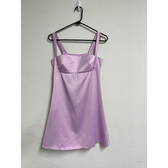 NWT Lavendar Sthcute Charmaine Romantic Square Neck A-Line Mini Dress Size XS - Picture 6 of 12